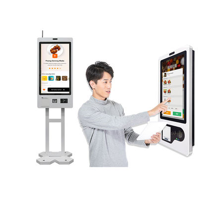 32 Zoll Selbstbestell-Restaurantkioske mit Touchscreen