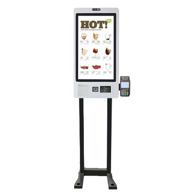 240v Win7 Quick Service Restaurant Kiosk mit NFC-Wärmedrucker
