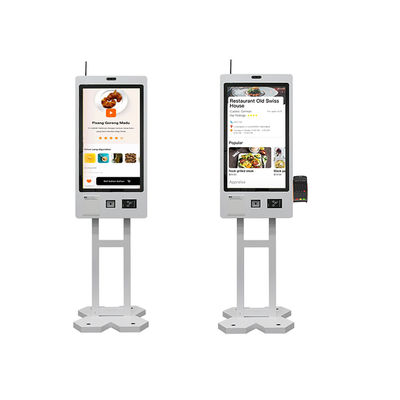 Fast Food HDMI Schnellservice Restaurant Kiosk 27 32 Zoll Berührung