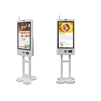 23.8 INCH Supermarkt Self Checkout Kiosk mit Ticket Druck und RFID-Reader