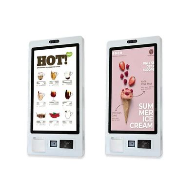 QR-Scanner Self Pay Kiosk mit individuellem Logo Tickets drucken RFID-Reader
