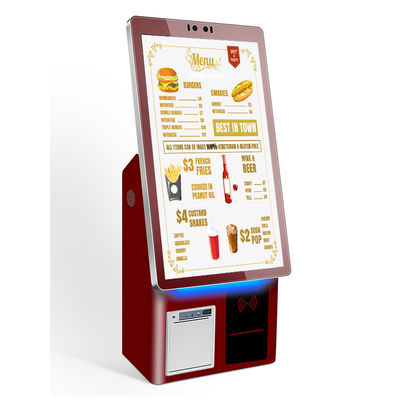 Schlanker Android/Win7/8/10 Selbstbestellkiosk mit Custom Kunden Logo