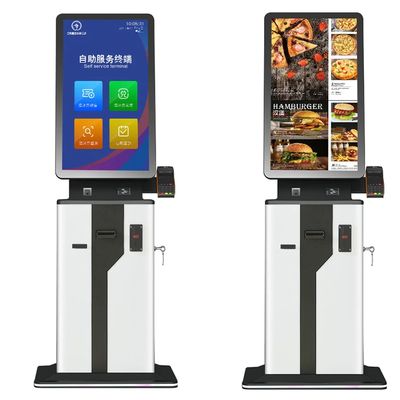 Anpassbarer und schlanker Self-Service-Lebensmittelkiosk mit thermischem Drucker