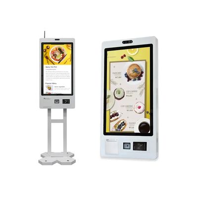 Kapazitiver Touch 10-Punkte-Selbstbestellkiosk 27INCH für kundenspezifisches Logo