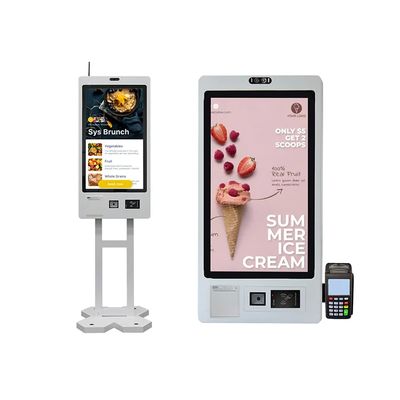 Android/Win7/8/10 Selbstbestellkiosk für Innenräume und Installation mit Bodenständer