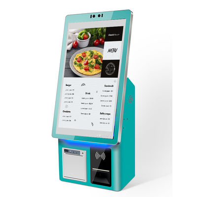 Innenrestaurant-Bestellkiosk Schreibtisch / vertikal / an der Wand installiert