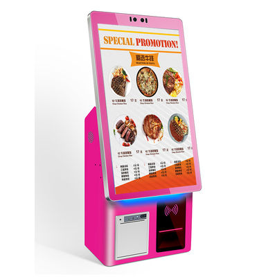 Desktop Selbstbedienung Bestellkiosk 21,5 Zoll Touchscreen Restaurant Kasse