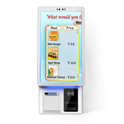 21.5 Zoll Restaurant Selbstbestellkiosk Restaurant McDonald's Touch-Bildschirm-Bestellmaschine