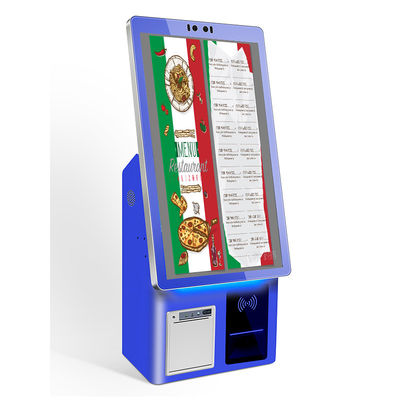 Android OS Self Payment Kiosk mit LCD-Touchscreen und thermischem Drucker für eine effiziente Kasse