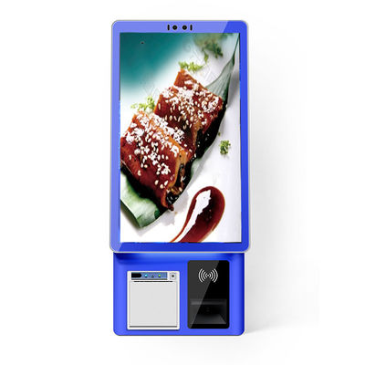 21.5 Zoll Restaurantkette Selbstbestellkiosk Elektronische Speisekarte Selbstbedienung Kioske