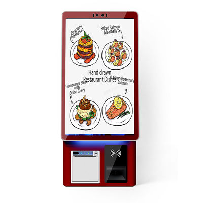 Crtly Lebensmittelbestellkiosk Touchscreen-Display Wandmontage Informationskiosk