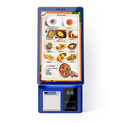 Innenräumlich weiße Wandmontierte Restaurant-Bestellkiosk Desktop Installation
