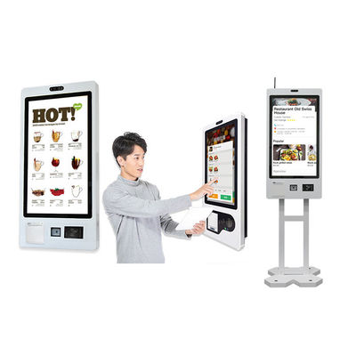 Selbstauszahlung Fastfood Selbstbedienung Bestellkiosk 27 Zoll Touchscreen-Maschine