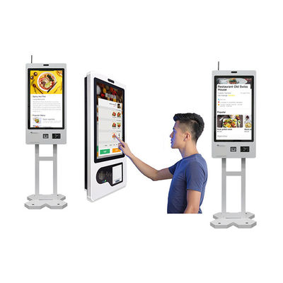 Supermarkt Selbstbedienung Kasse Kiosk Bestellung Zahlung Kiosk Terminal
