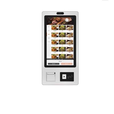 10-Punkte-Selbstbestellkiosk für das Ticketdrucken Qr-Scannen RFID-Lesung