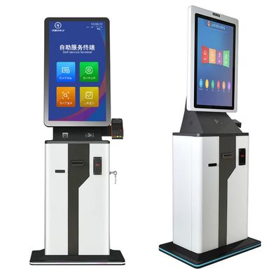 Smart Touchscreen-Ticket-Vending-Maschine für Bargeldkarten Mobile Zahlung mit Win/Linux-Software