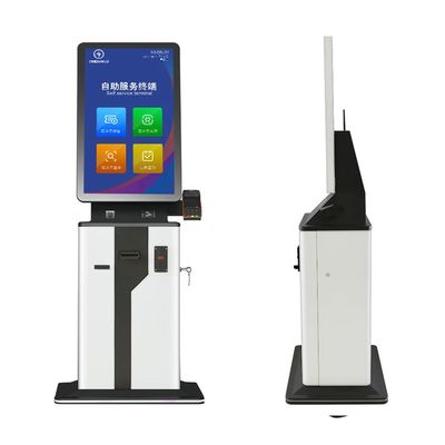 Modernes multifunktionales Parkkiosk-System mit sicherem biometrischem Zugriff