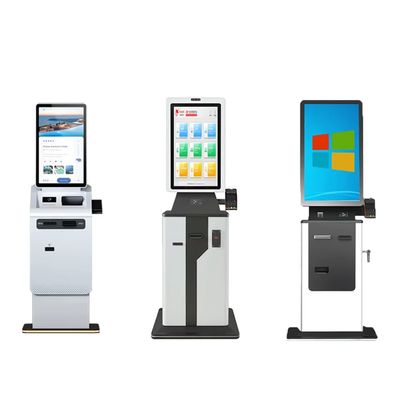 Hotel-Check-in-Kiosk mit Pass-Scanner und anpassbarem Design