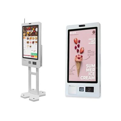 Selbstbedienungs-Restaurant-Bestellkiosk mit Ticketendruck und anpassbarer Farbe