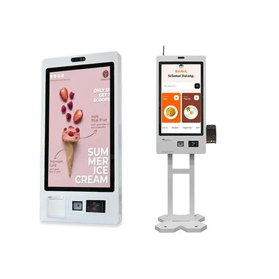 10-Punkte-Kapazitäts-Touch-Selbstbedienungs-Kiosk-Maschine Perfekte POS-Lösung für Restaurants