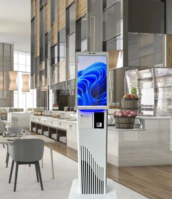 Android/Win Selbstbestell-Digitalkiosk mit Ticket-Druck QR RFID-Scanner