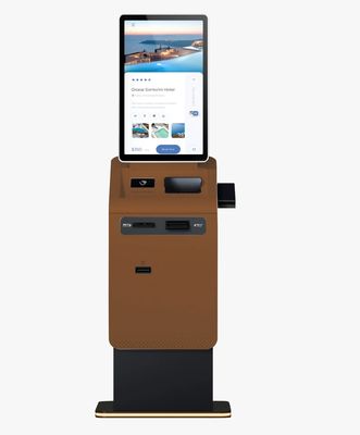 Thermoprinter Selbstbedienung Kiosk mit Barcode-Scanner-Kamera und QR-Code / RFID-Unterstützung