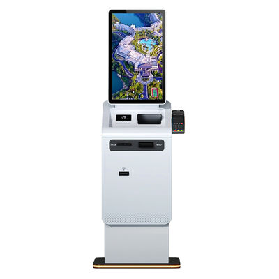 Selbstbedienungskiosk Touchscreen Kassenregister POS-System Bargeld-Recycling-Kartendosierer Zahlungskiosk-Terminal