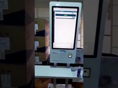 Window Interactive Touch Screen Kiosk Payment Checkout Touch Screen Bestellsystem