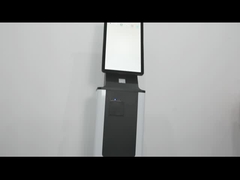 21,5-Zoll-Selbstbedienungskiosk mit Touchscreen, vertikales Terminal, weiße Abfragekarte